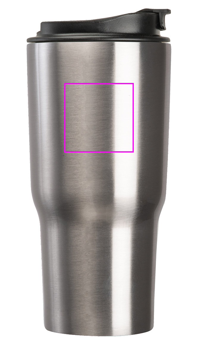 Thermal mug 550 ml made of recycled steel DANA