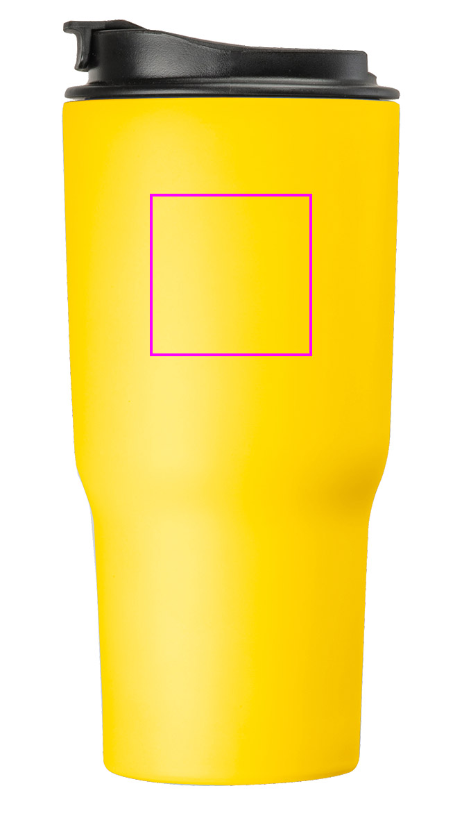 Thermal mug 550 ml made of recycled steel DANA