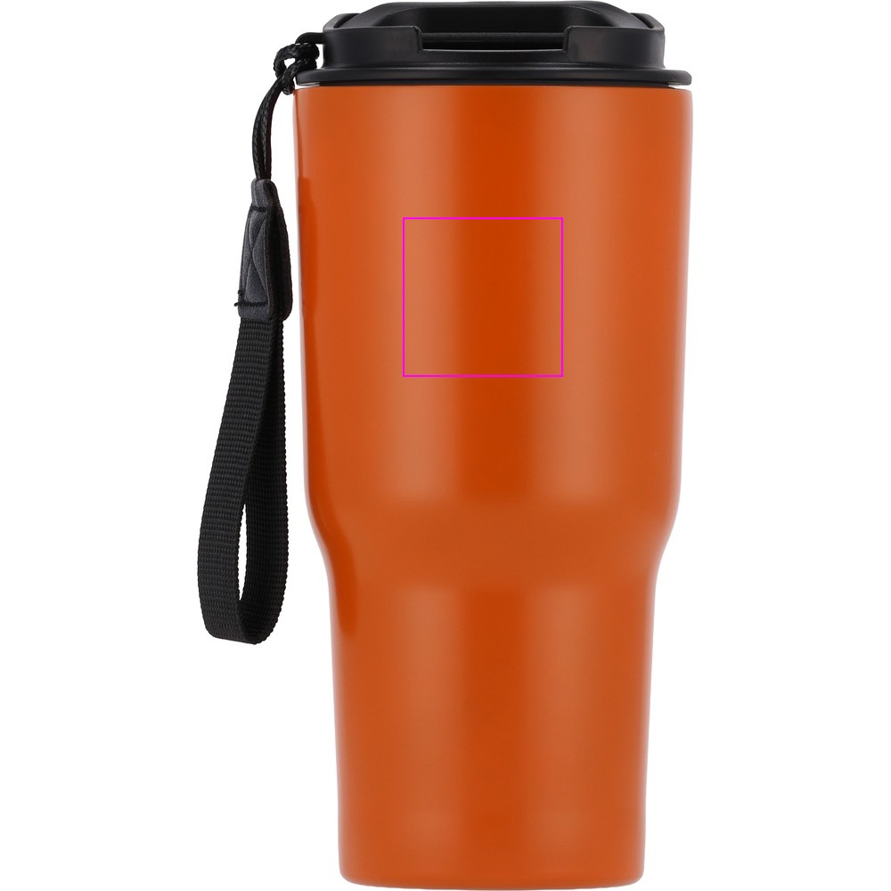 Thermal mug 550 ml made of recycled steel DANA