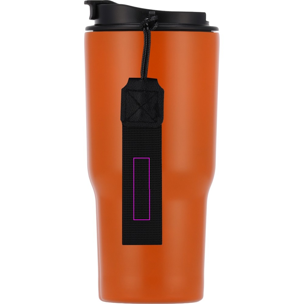 Thermal mug 550 ml made of recycled steel DANA