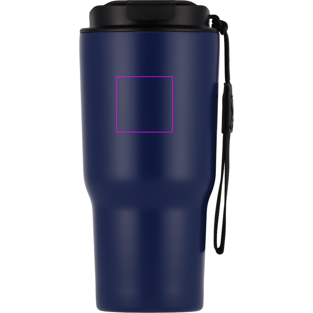 Thermal mug 550 ml made of recycled steel DANA
