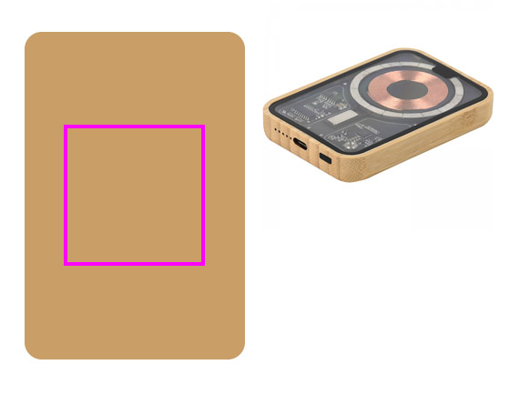 Power bank 5000 mAh with MagSafe wireless charger CONSTANCE