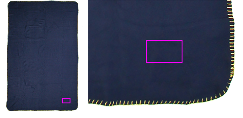 Polar fleece blanket 170 g/m² GIANFRANCO