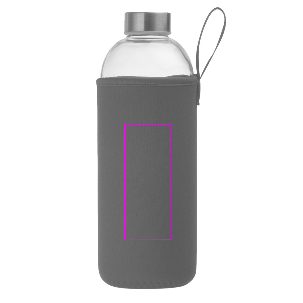 Glass bottle with sleeve 1000 ml JESSICA