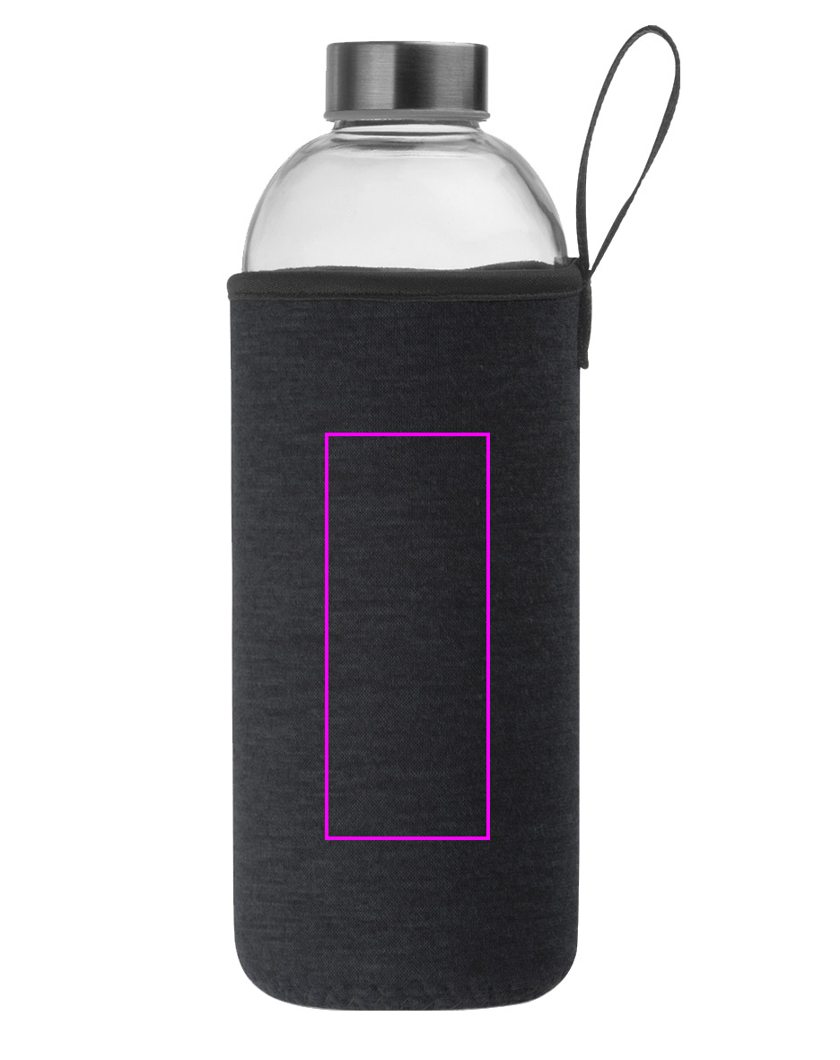 Glass bottle with sleeve 1000 ml JESSICA