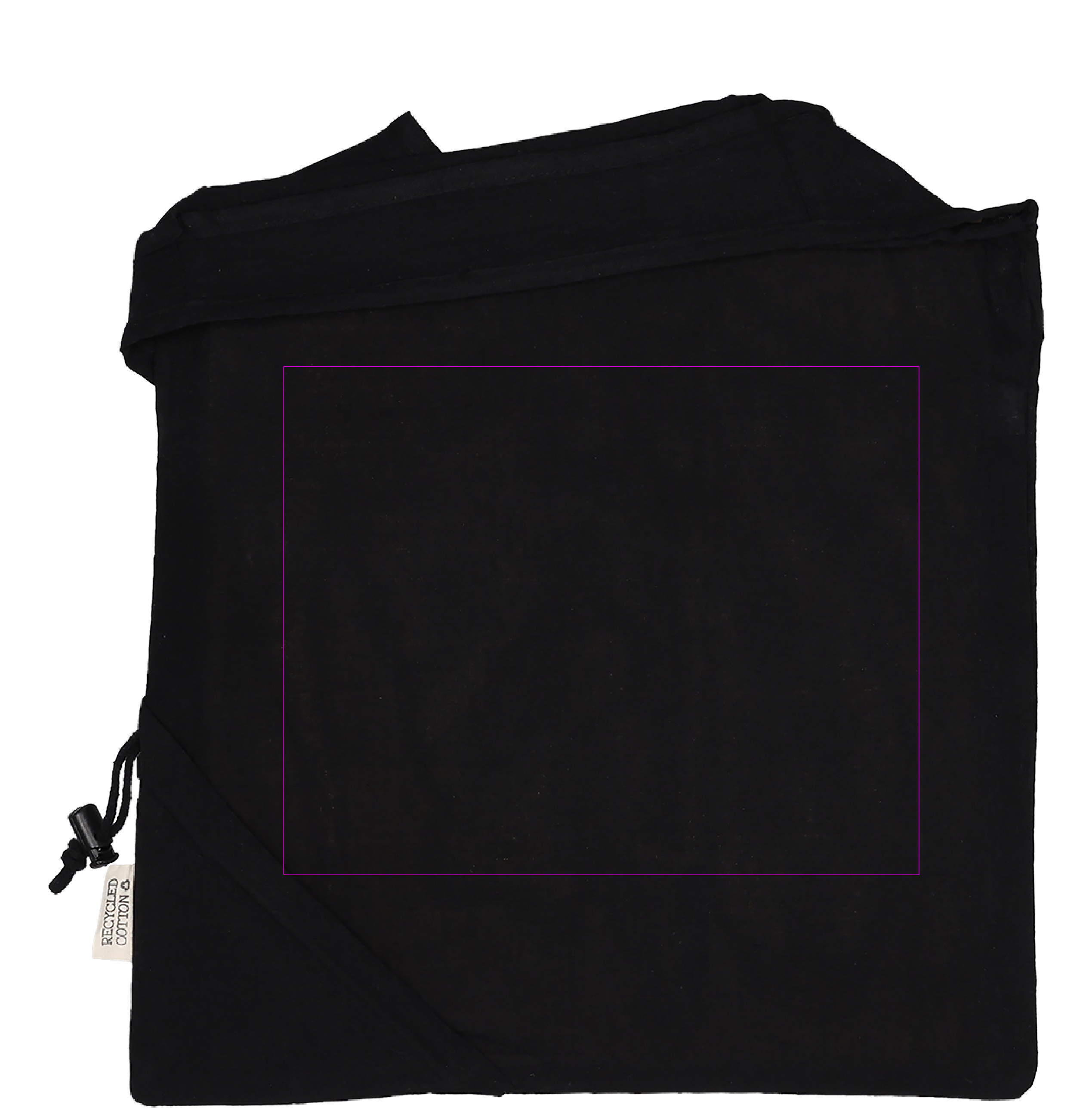 Foldable bag made of recycled cotton and polyester 118 g/m² ANJA