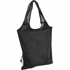 Foldable bag made of recycled cotton and polyester 118 g/m² ANJA