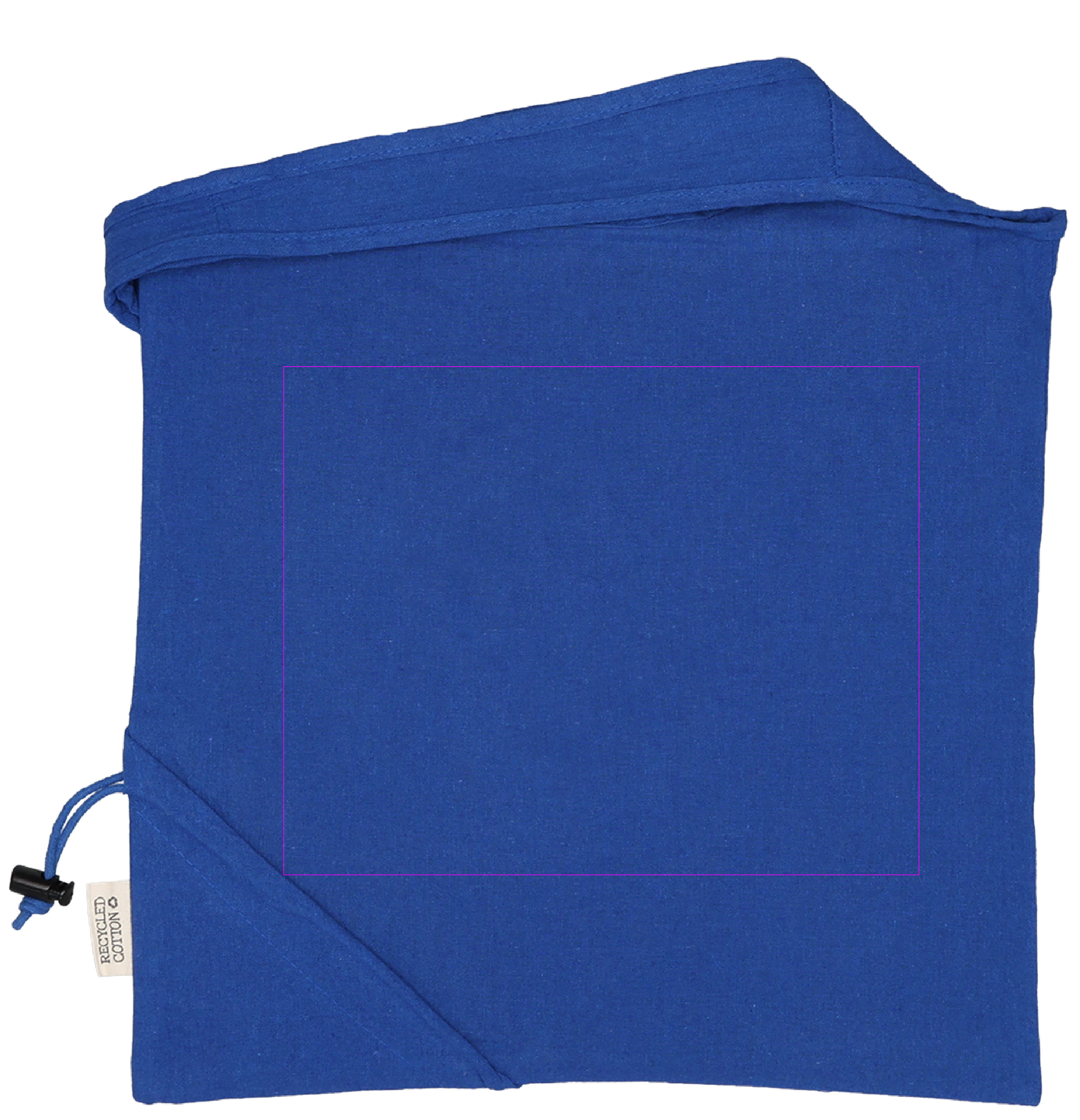Foldable bag made of recycled cotton and polyester 118 g/m² ANJA