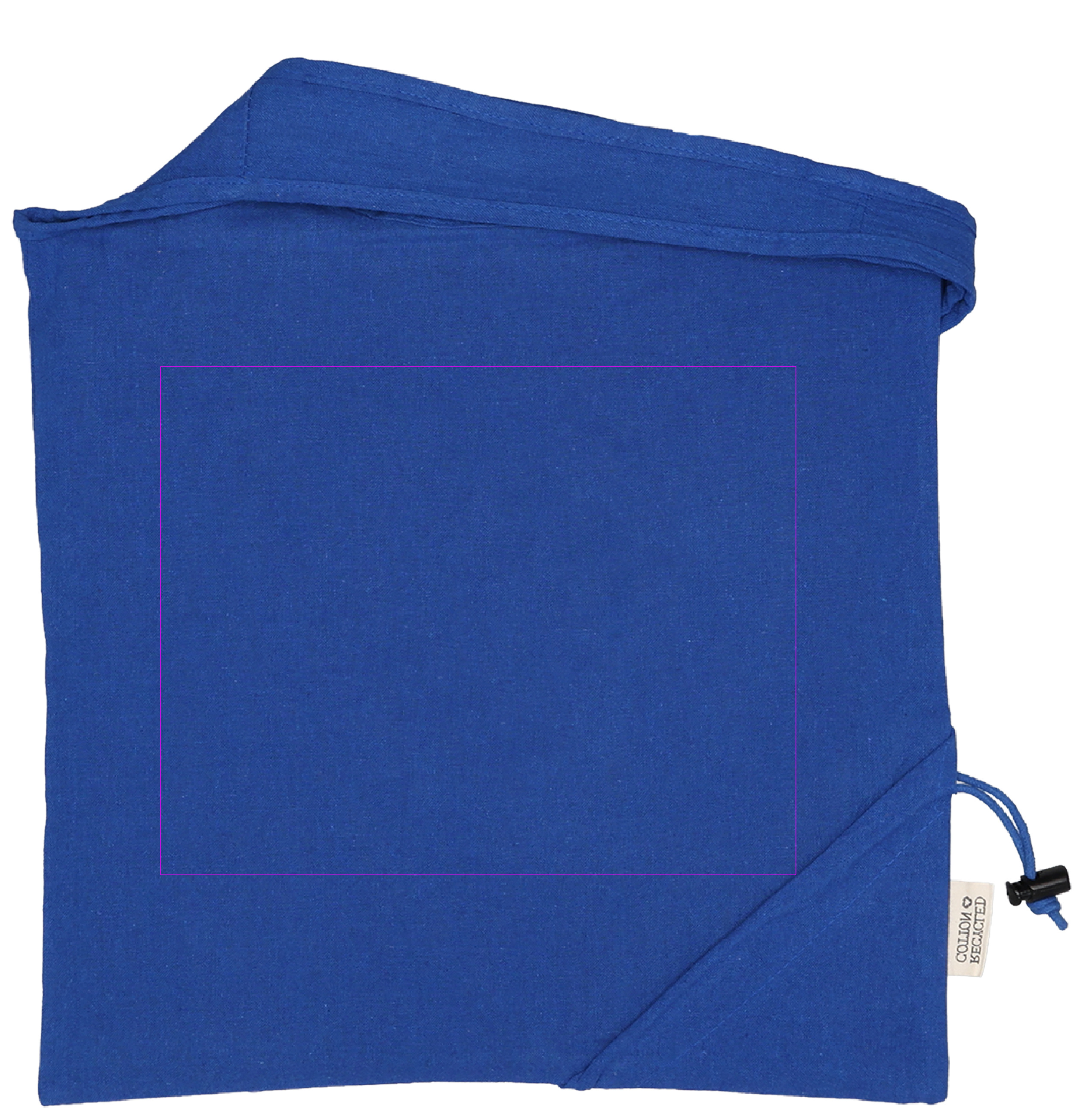 Foldable bag made of recycled cotton and polyester 118 g/m² ANJA