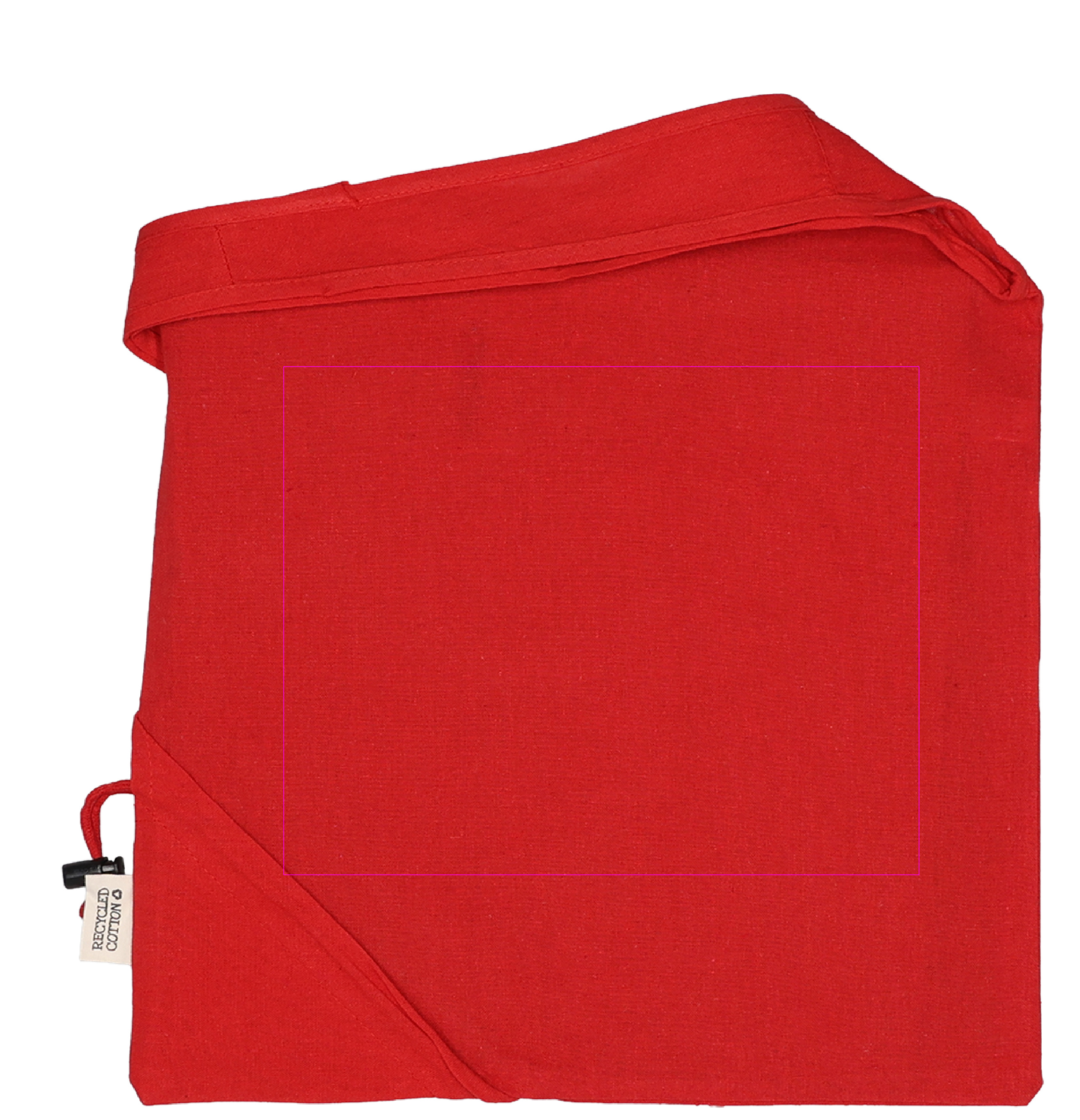 Foldable bag made of recycled cotton and polyester 118 g/m² ANJA