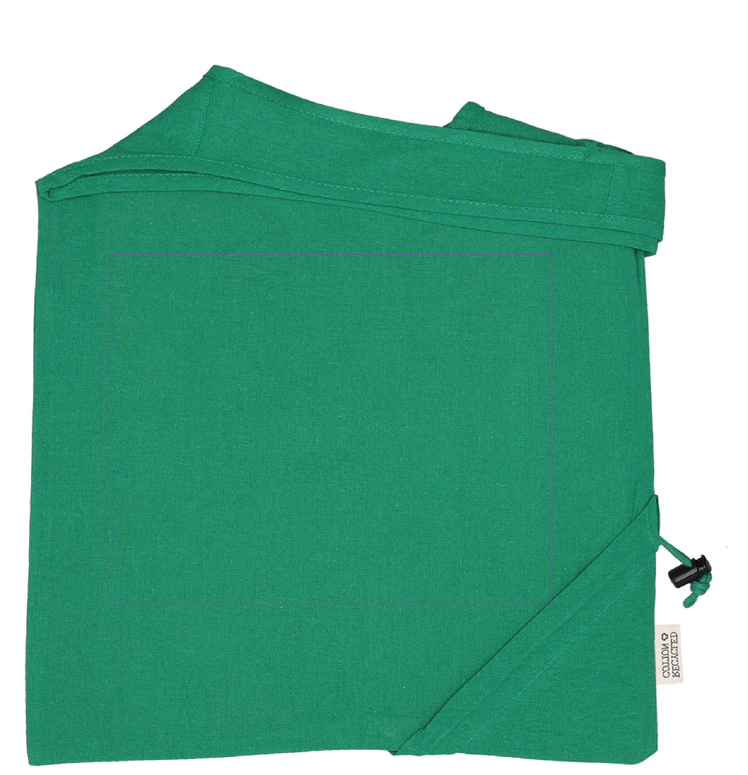 Foldable bag made of recycled cotton and polyester 118 g/m² ANJA