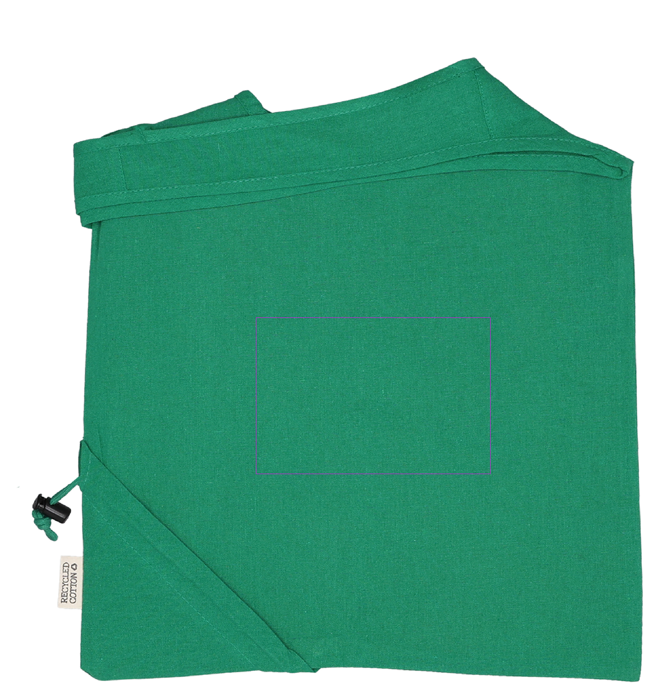 Foldable bag made of recycled cotton and polyester 118 g/m² ANJA