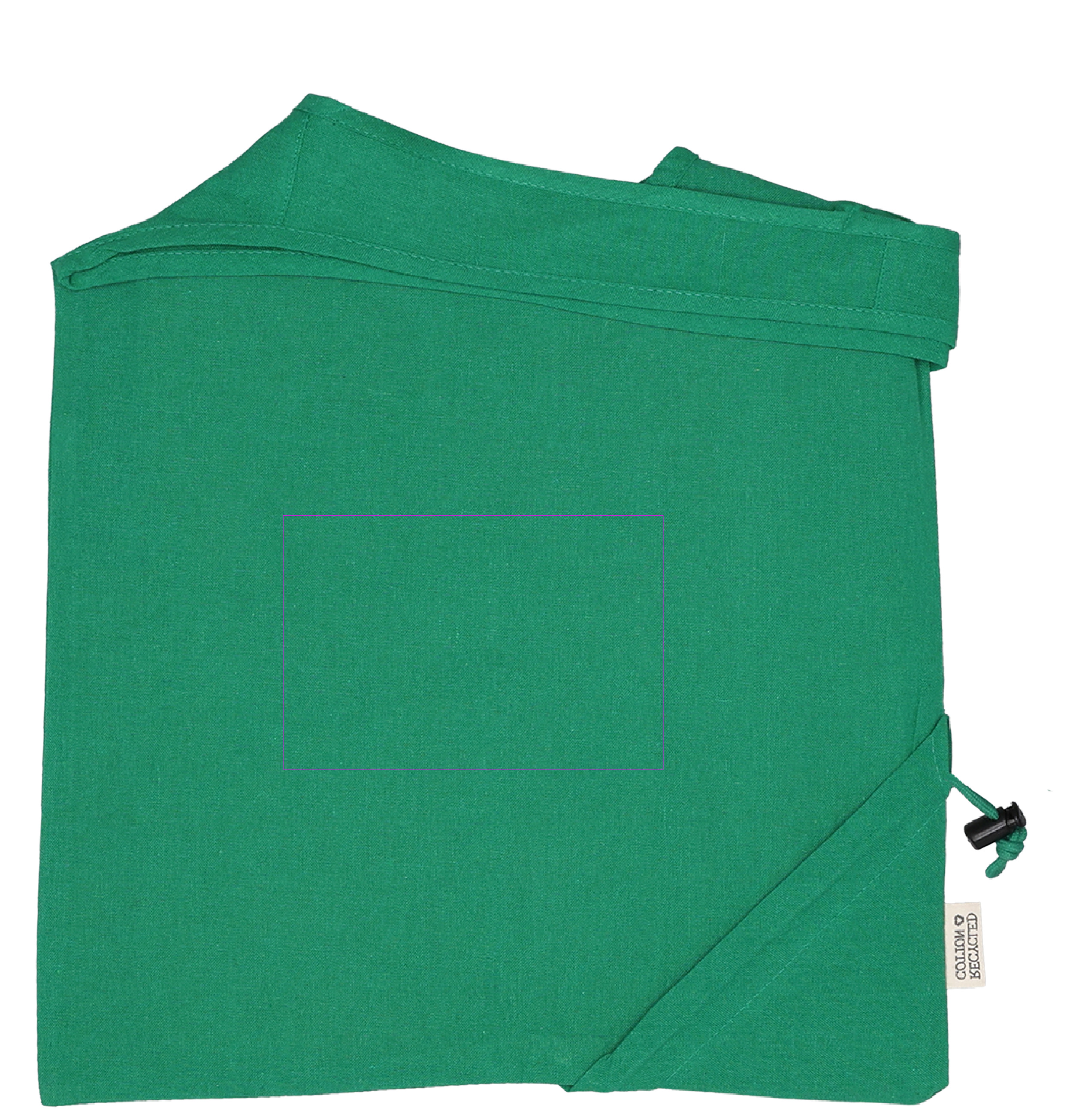 Foldable bag made of recycled cotton and polyester 118 g/m² ANJA