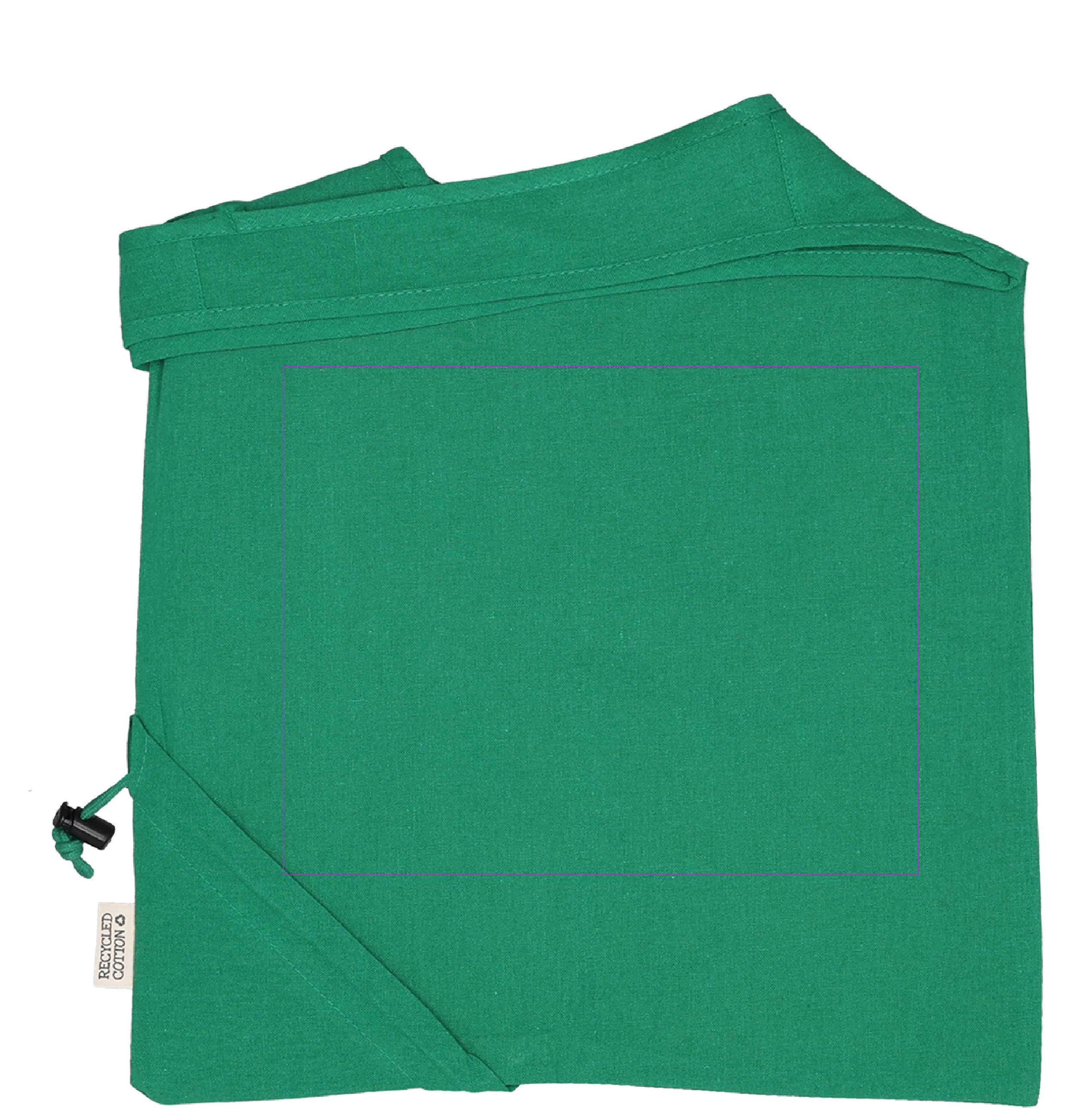 Foldable bag made of recycled cotton and polyester 118 g/m² ANJA