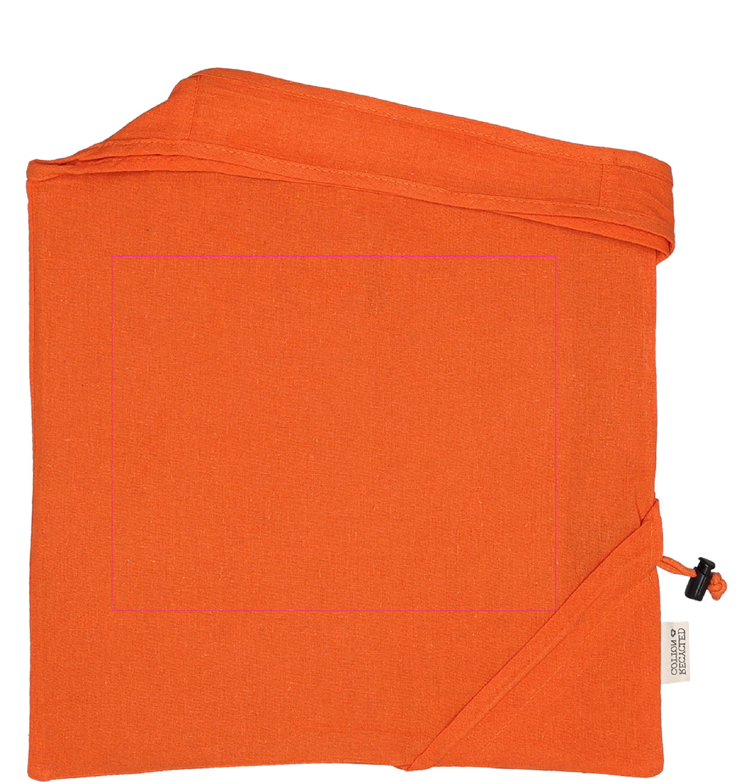 Foldable bag made of recycled cotton and polyester 118 g/m² ANJA