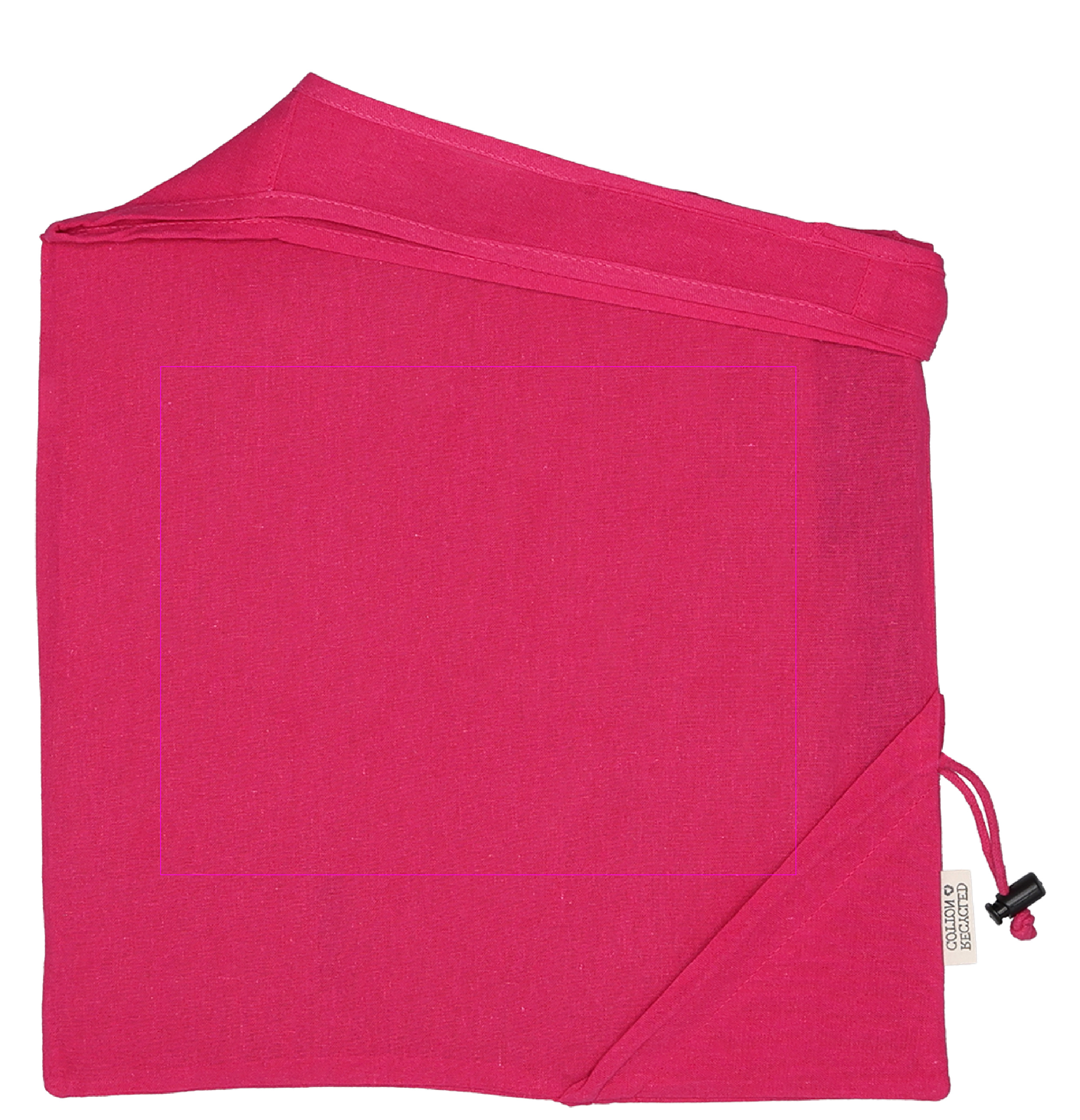 Foldable bag made of recycled cotton and polyester 118 g/m² ANJA