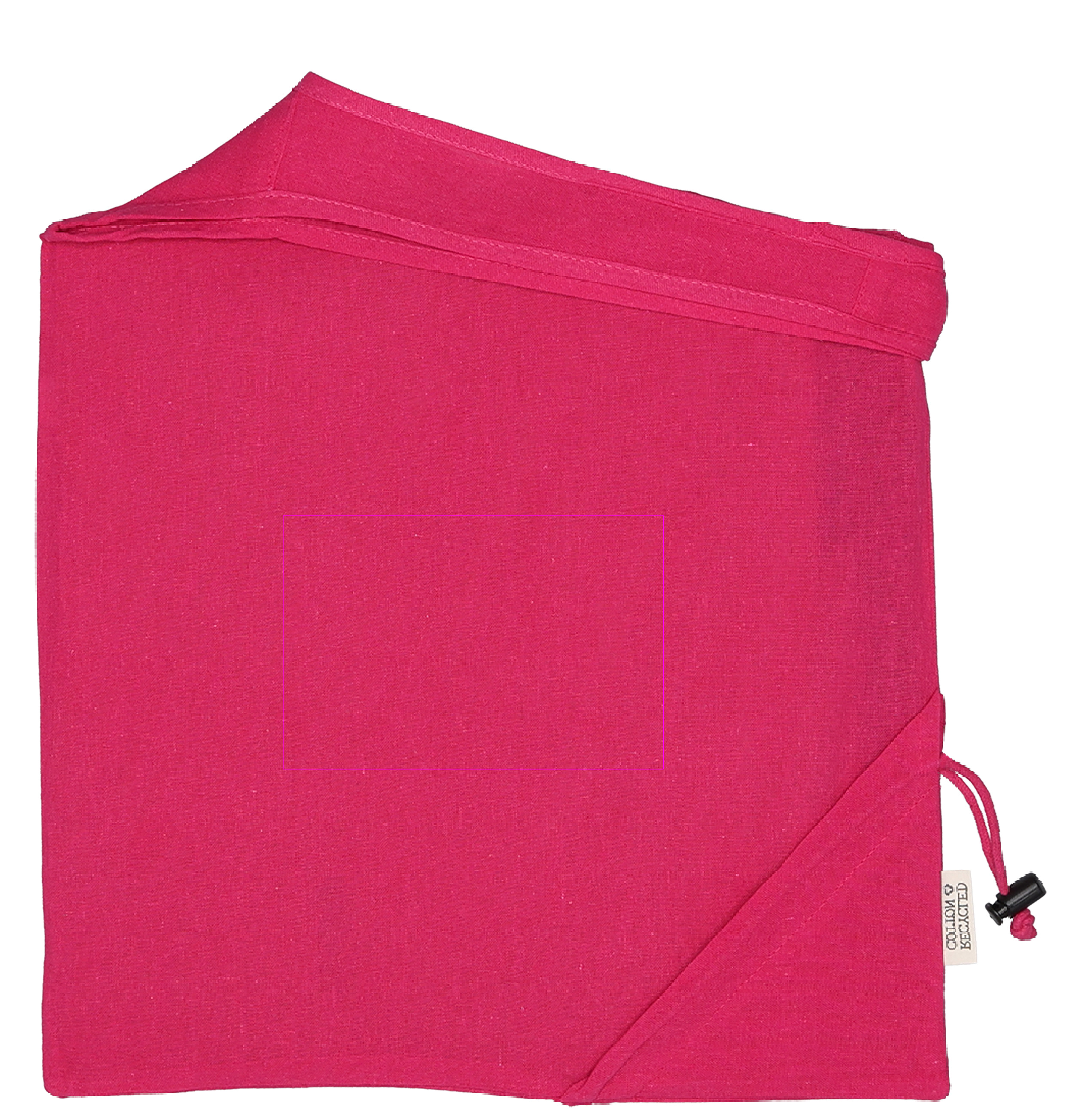 Foldable bag made of recycled cotton and polyester 118 g/m² ANJA