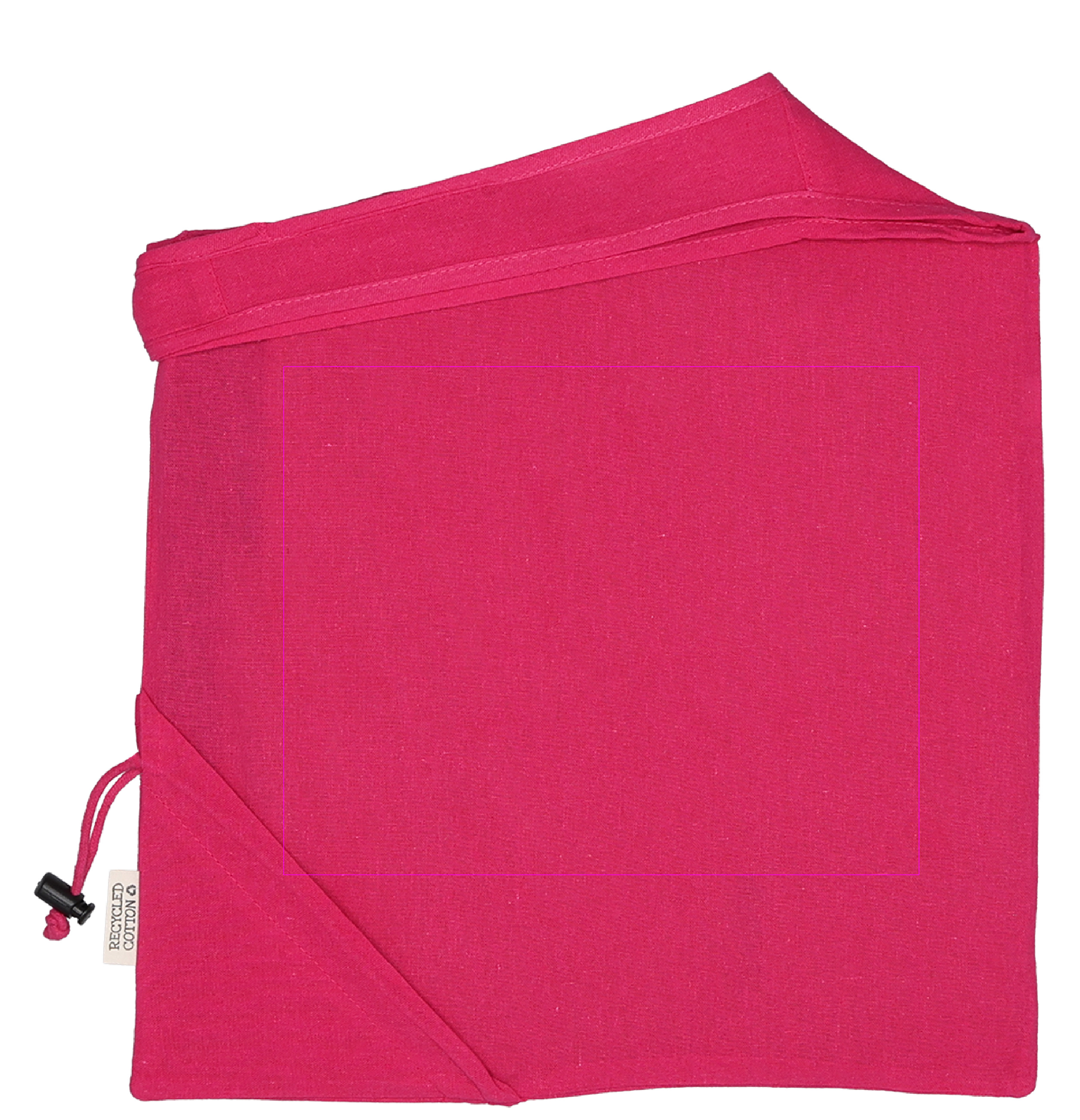 Foldable bag made of recycled cotton and polyester 118 g/m² ANJA