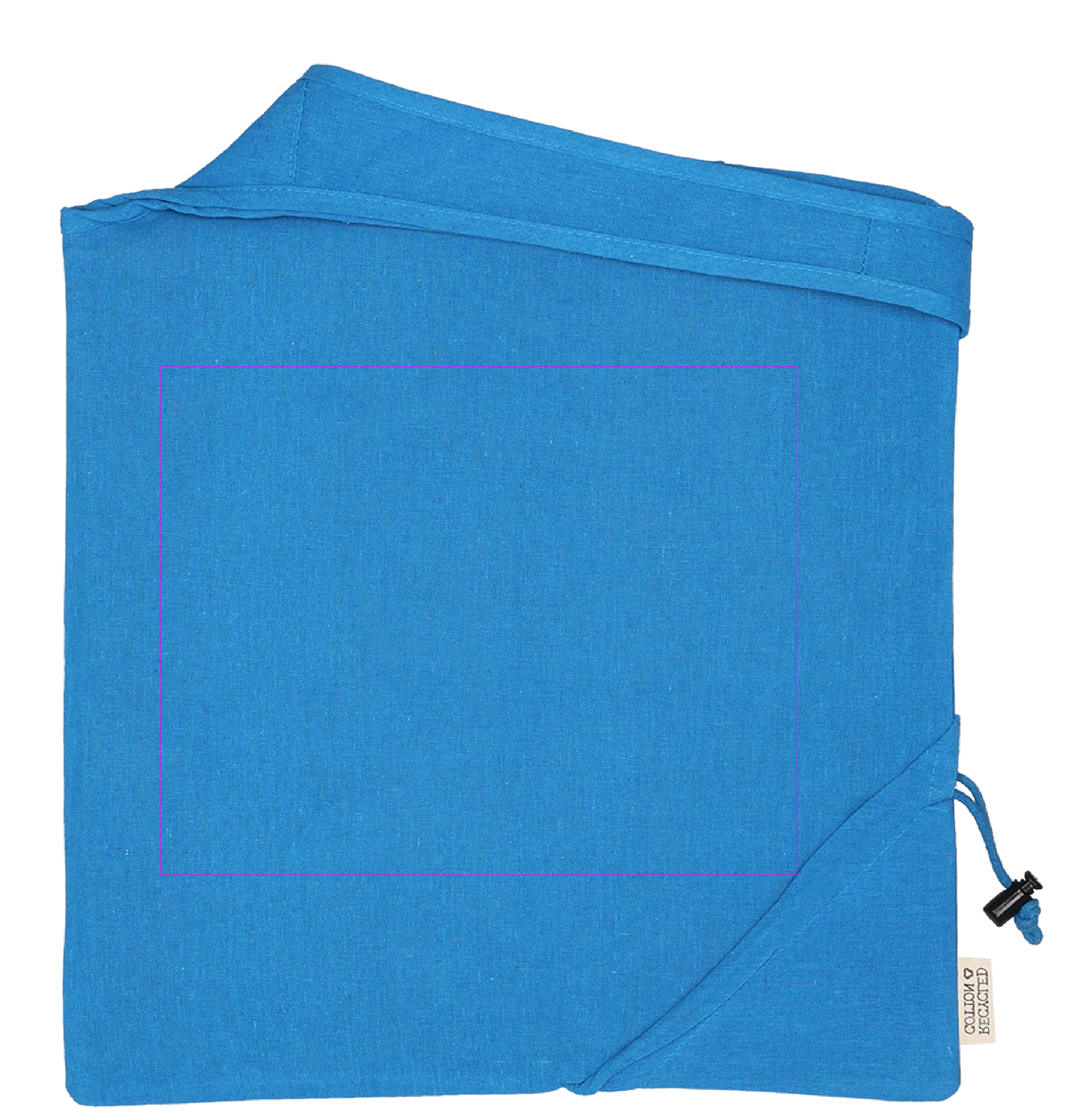 Foldable bag made of recycled cotton and polyester 118 g/m² ANJA