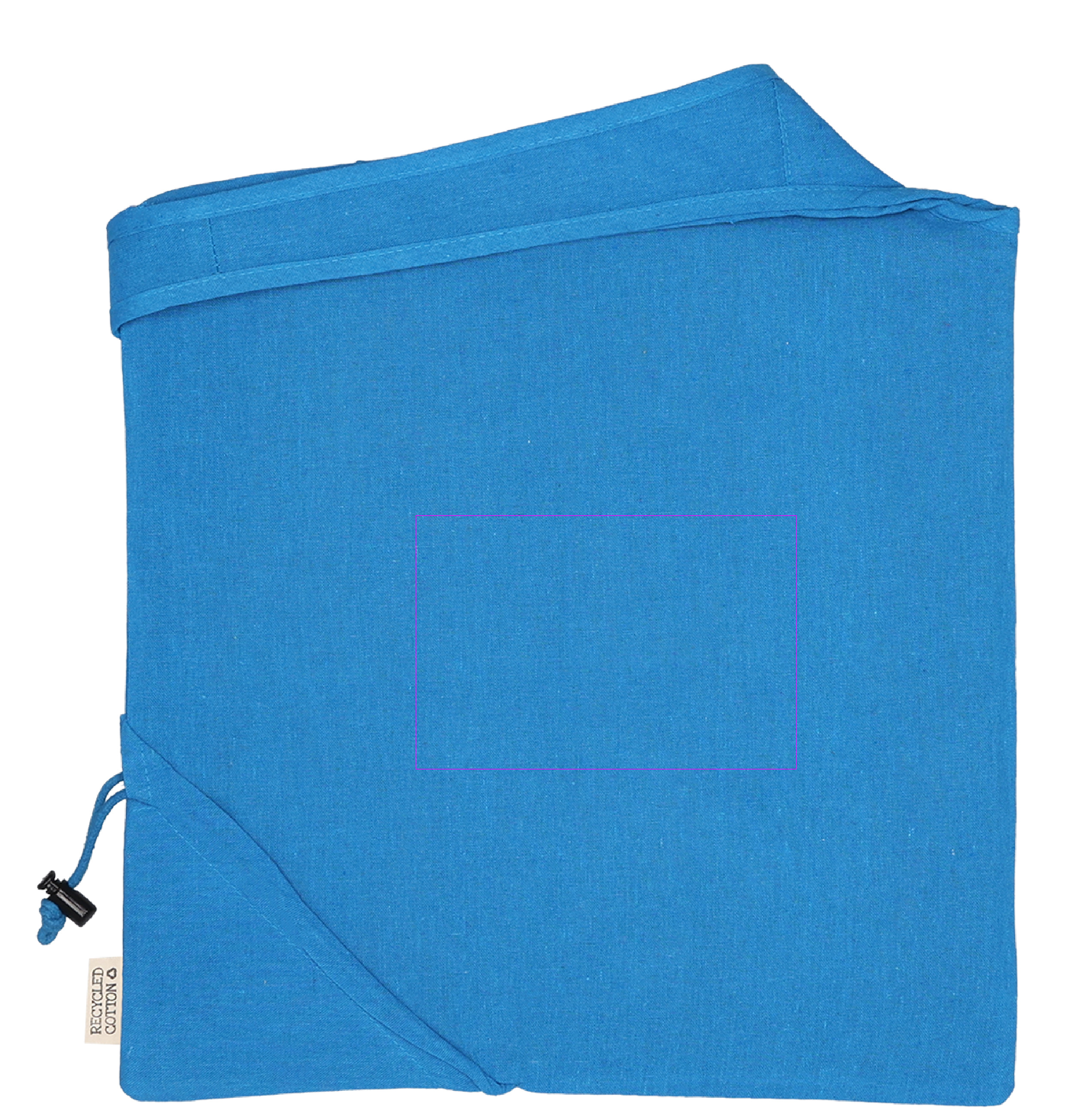 Foldable bag made of recycled cotton and polyester 118 g/m² ANJA