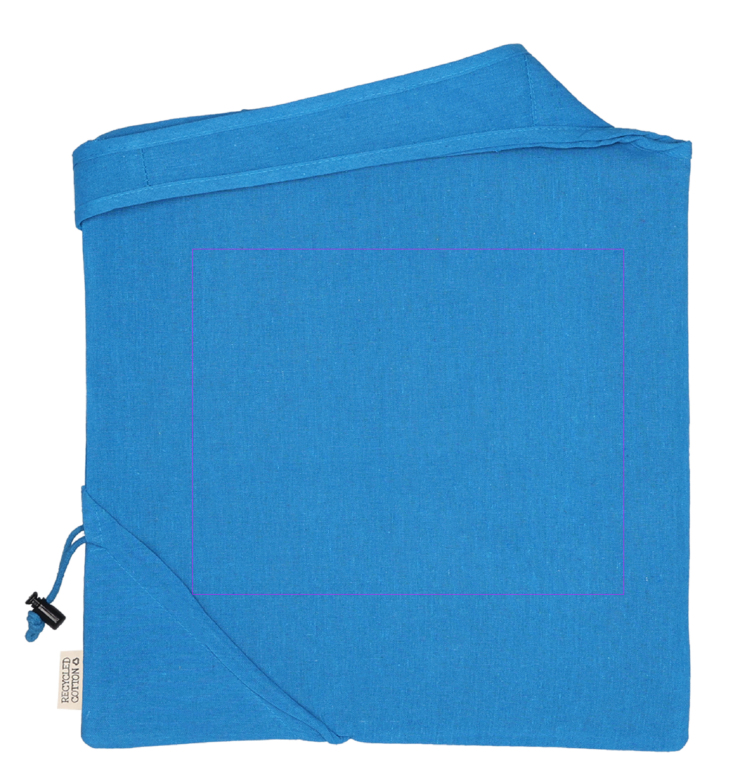 Foldable bag made of recycled cotton and polyester 118 g/m² ANJA