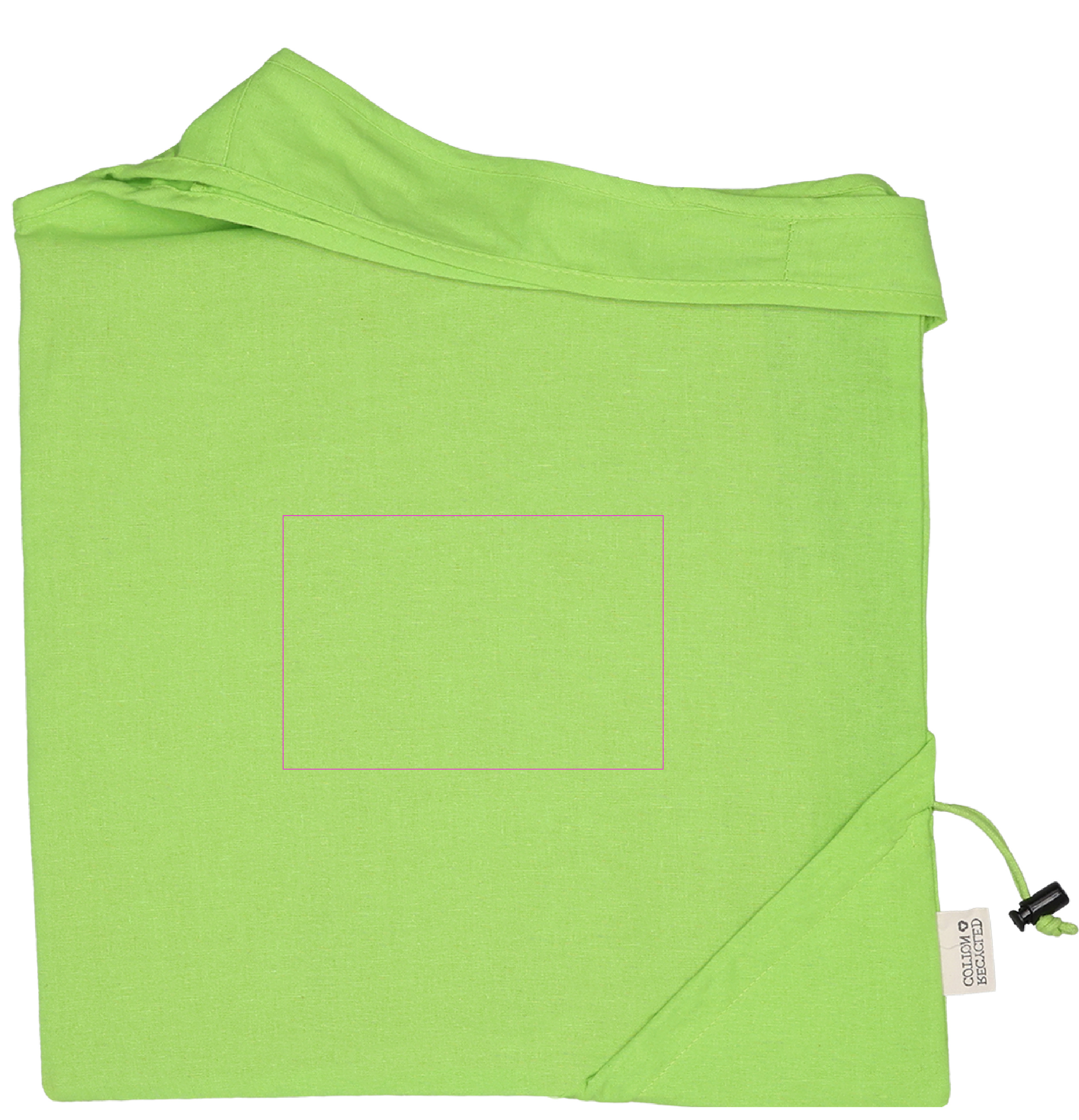 Foldable bag made of recycled cotton and polyester 118 g/m² ANJA
