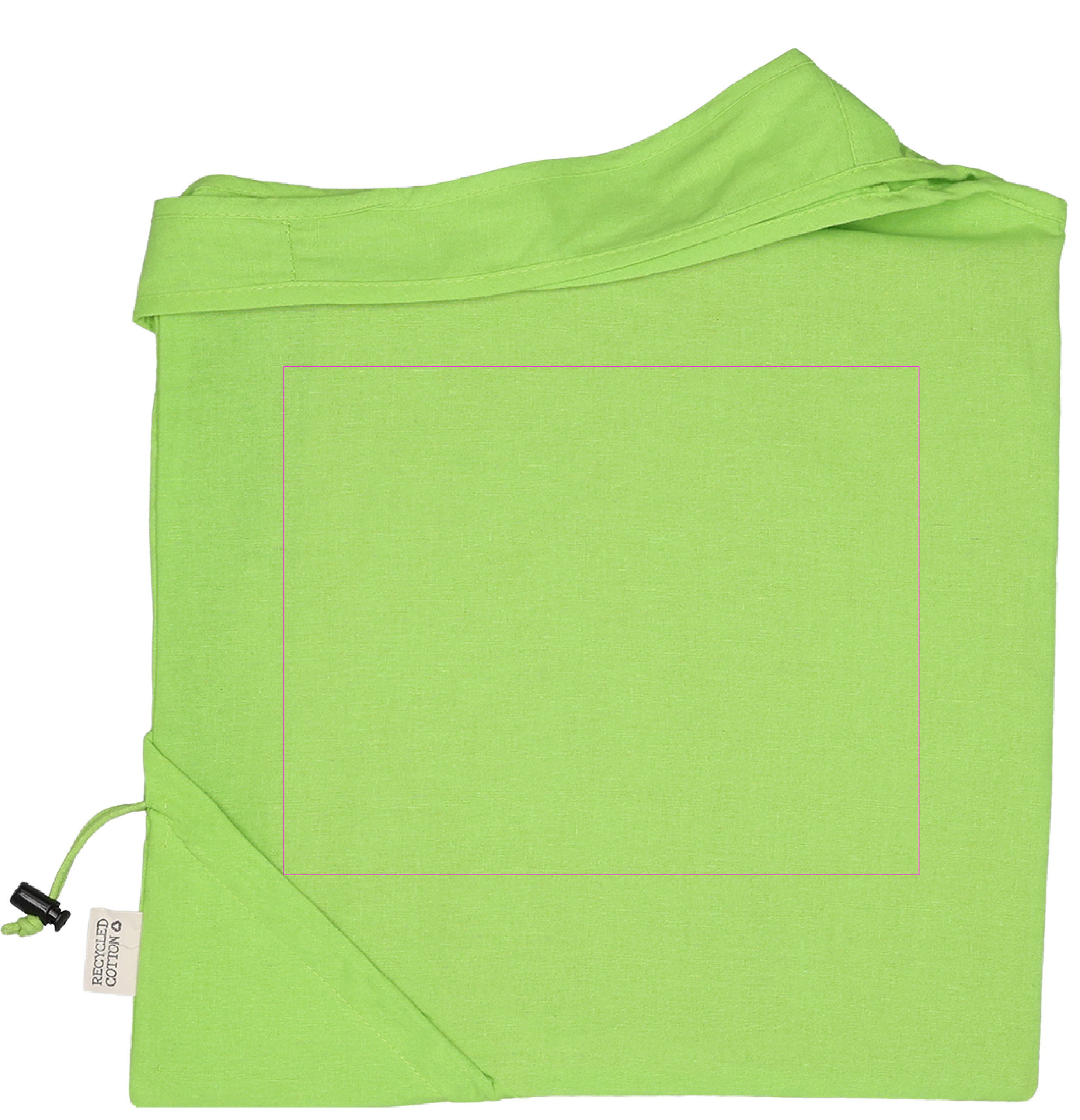 Foldable bag made of recycled cotton and polyester 118 g/m² ANJA