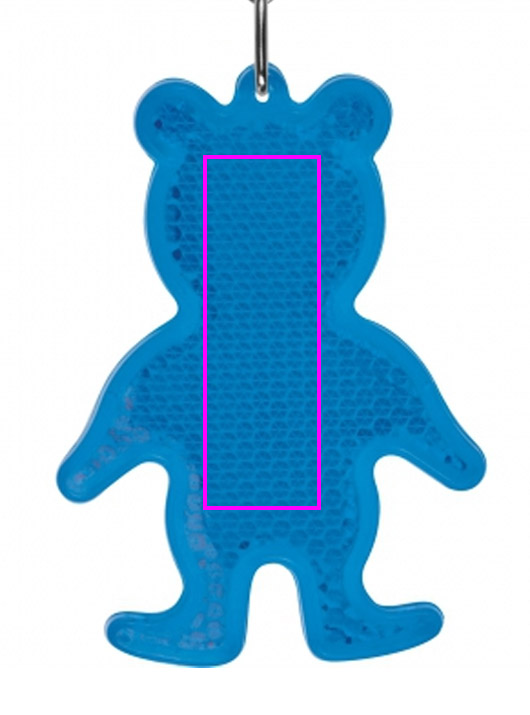 Reflective bear keyring VANESSA