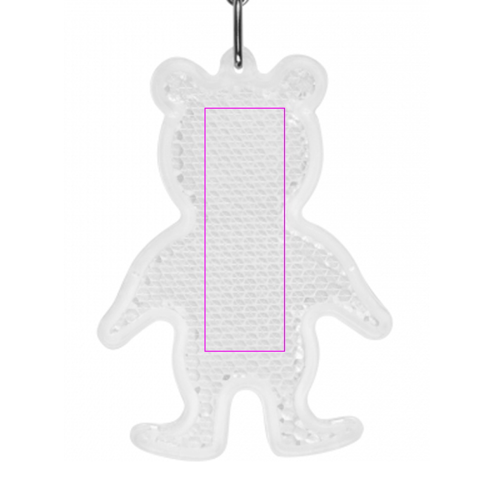Reflective bear keyring VANESSA