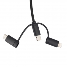 4in1 charging cable with illuminated logo - LH-ZM02