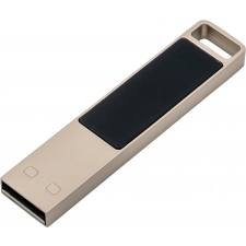 Metal USB flash drive with illuminated logo