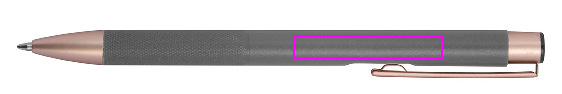 Recycled aluminium pen NATASHA