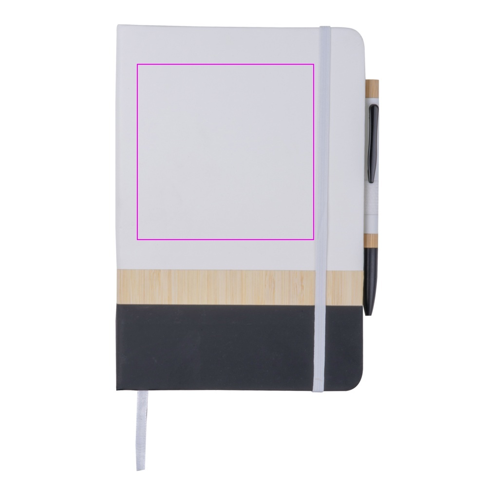 A5 Notebook with Pen made of Recycled Materials AVA