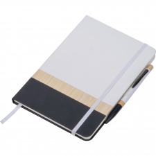 A5 Notebook with Pen made of Recycled Materials AVA