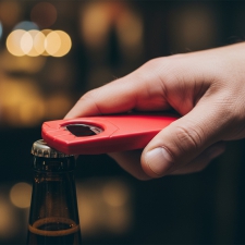 Plastic bottle opener UGO