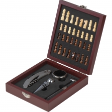 Wine set with chess ERNST