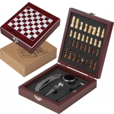 Wine set with chess ERNST