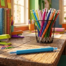 Aluminum and RPET pen EUGENE