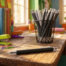 Aluminum and RPET pen EUGENE