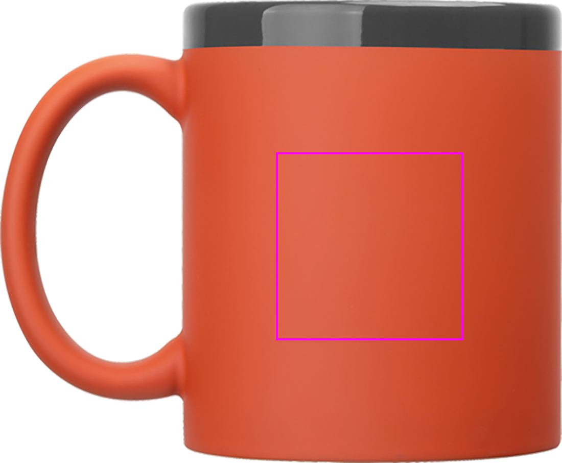 Ceramic soft-touch mug 300 ml RONALD