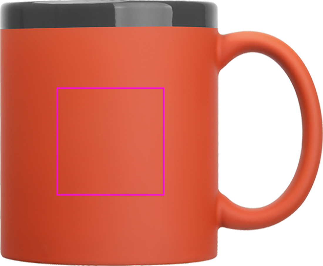 Ceramic soft-touch mug 300 ml RONALD