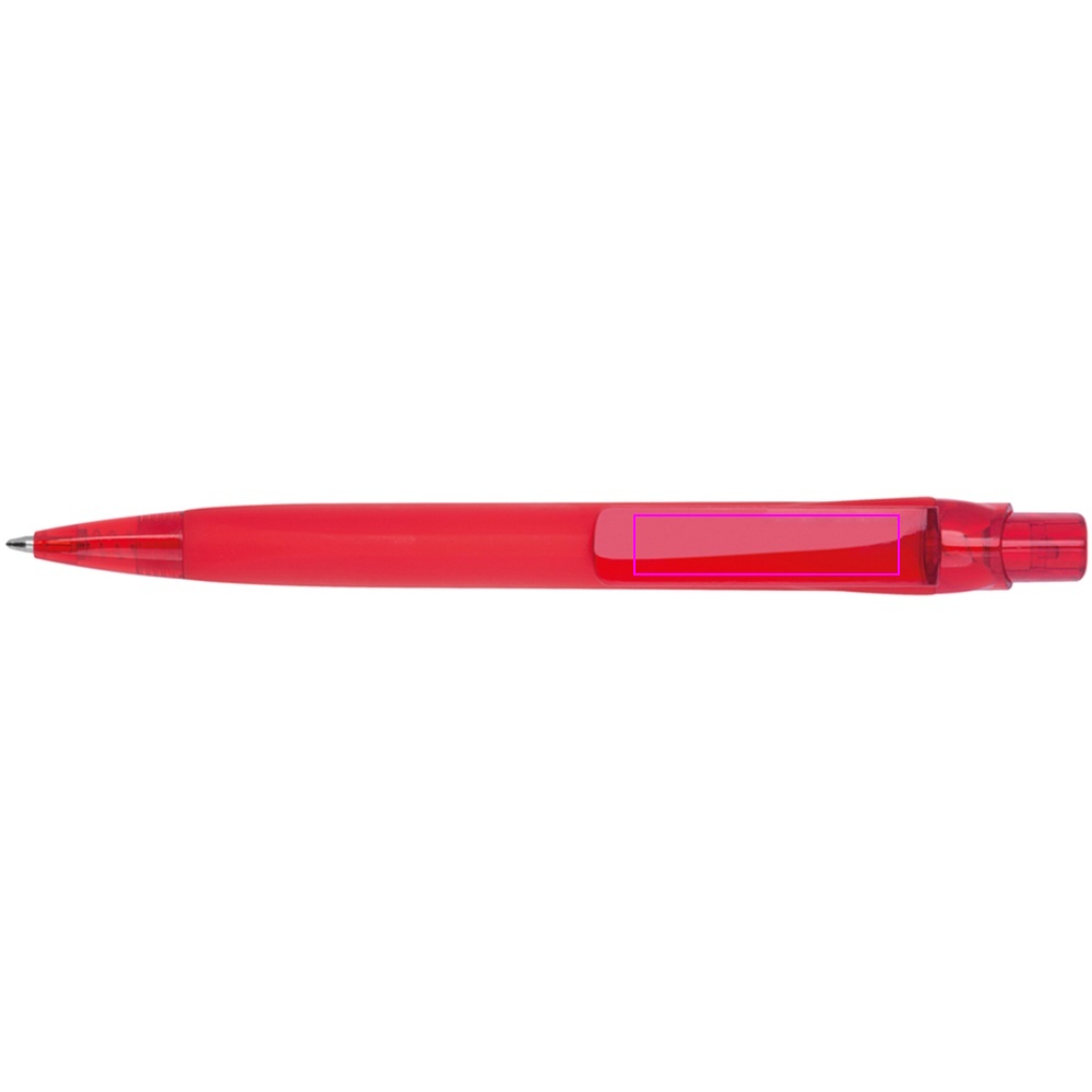 Soft-touch plastic pen ORLANDO