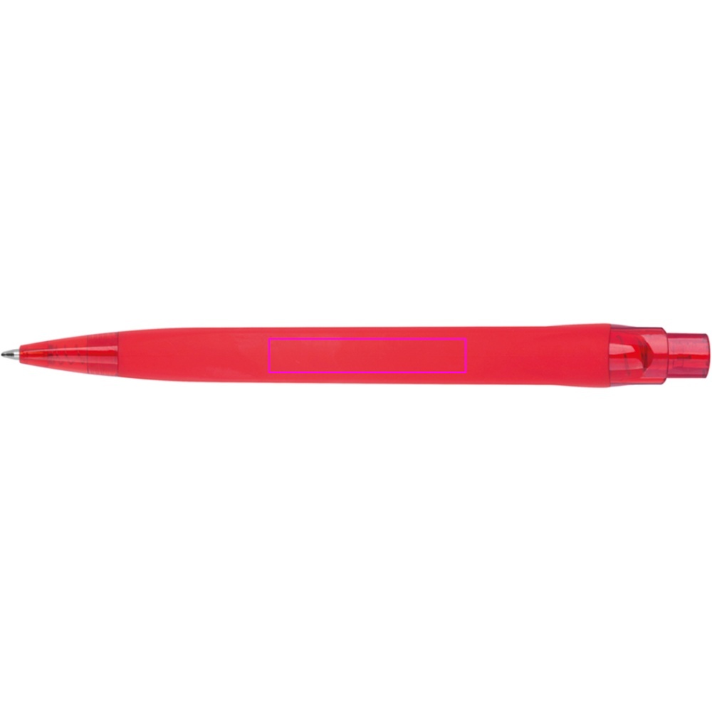 Soft-touch plastic pen ORLANDO