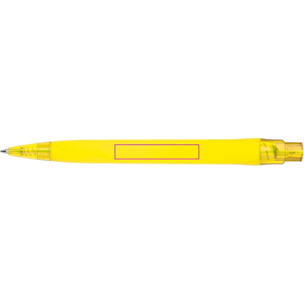 Soft-touch plastic pen ORLANDO