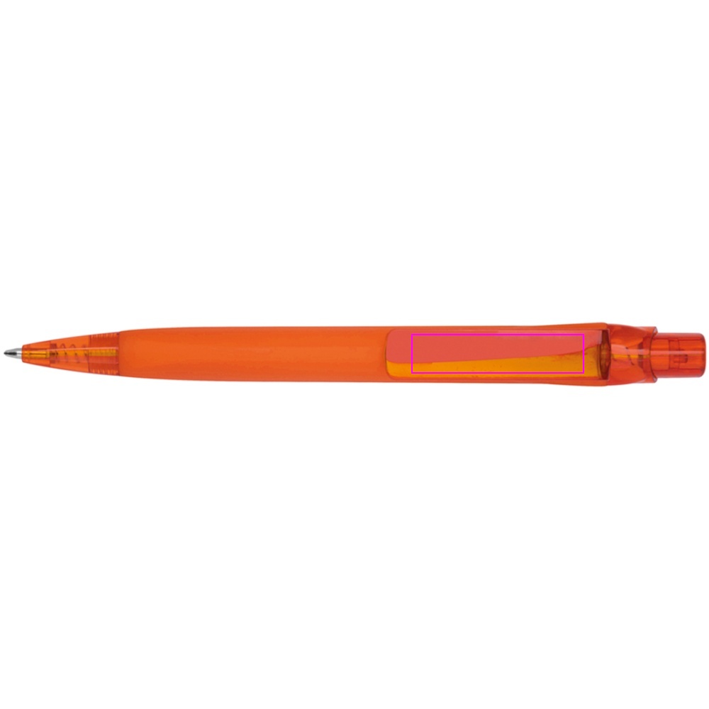 Soft-touch plastic pen ORLANDO