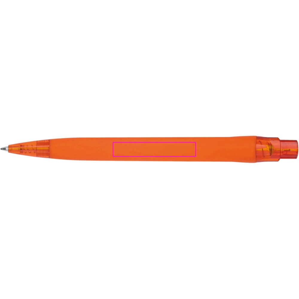 Soft-touch plastic pen ORLANDO