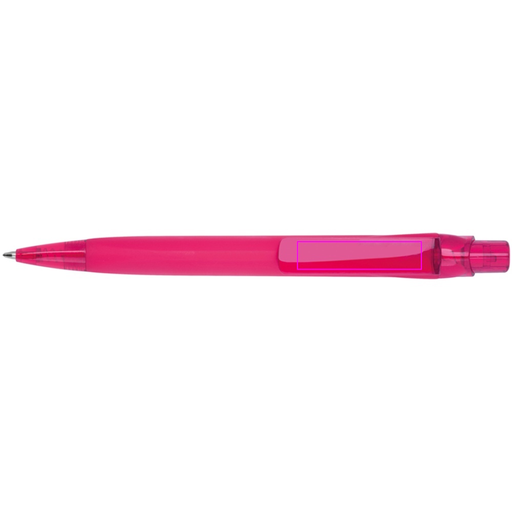 Soft-touch plastic pen ORLANDO