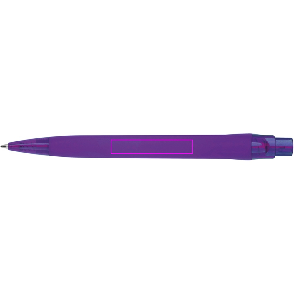 Soft-touch plastic pen ORLANDO
