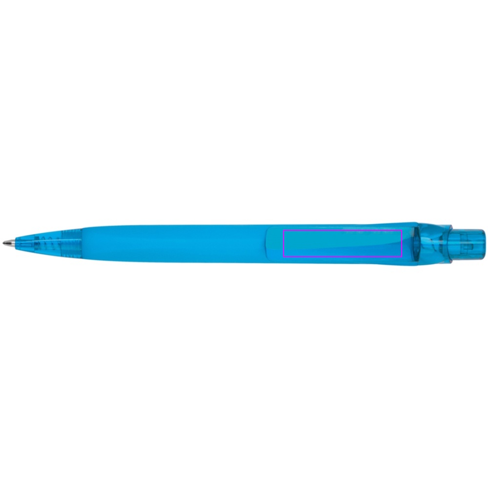 Soft-touch plastic pen ORLANDO