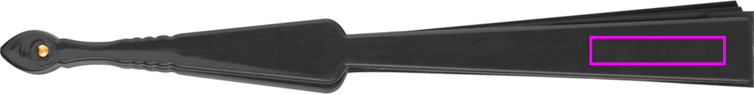 Plastic fan SALOMEA